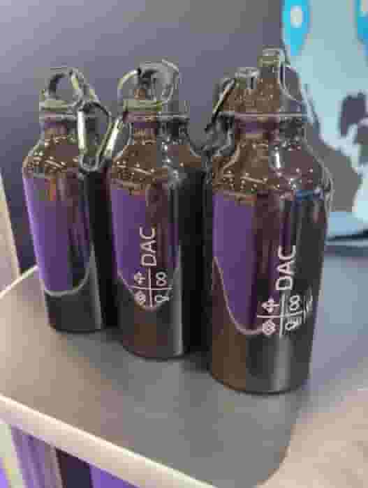 Water bottle - metal, in black