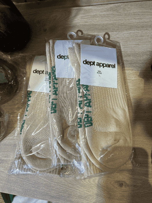 Beige Dept socks