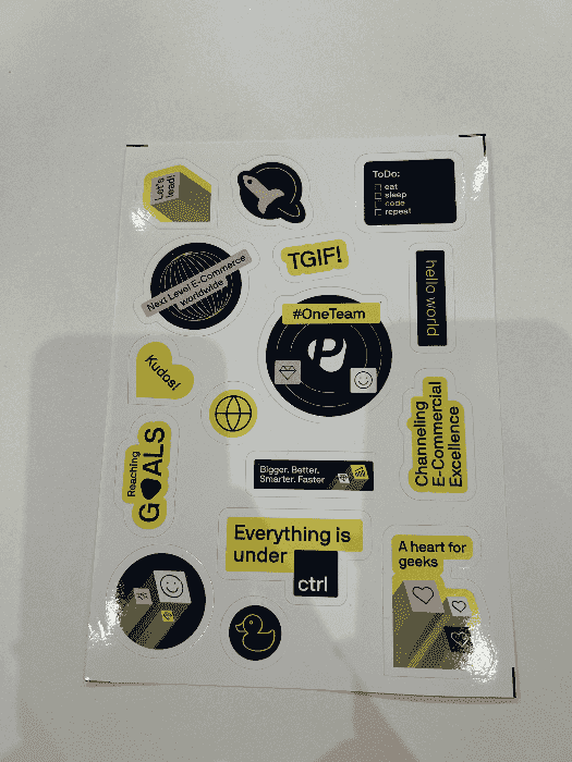 Stickers sheet