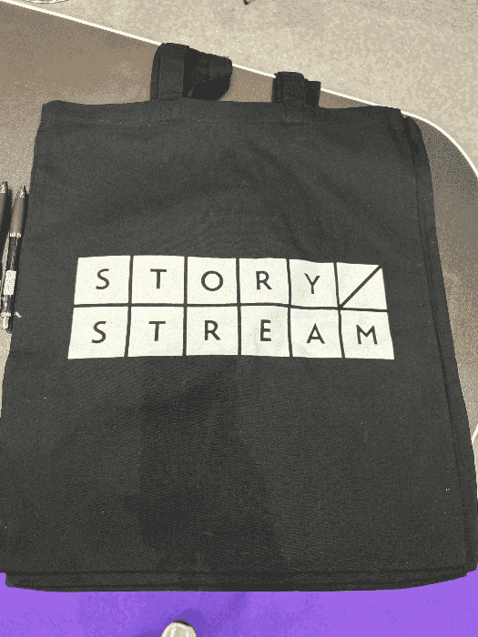 Black StoryStream totebag 