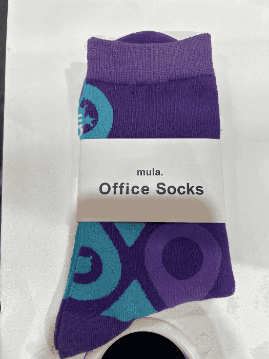 Purple socks 
