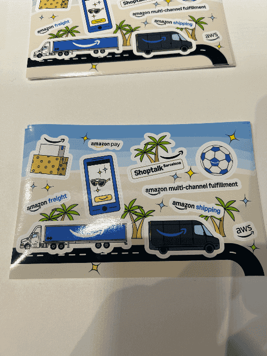 Amazon shipping Sticker sheet