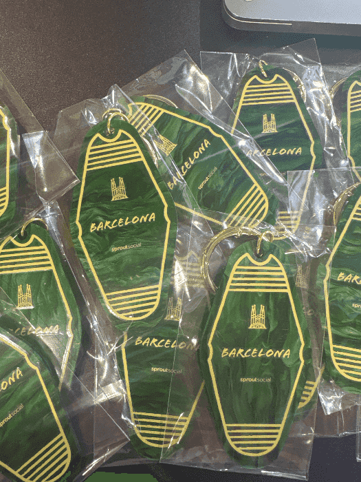 Barcelona Keyring 