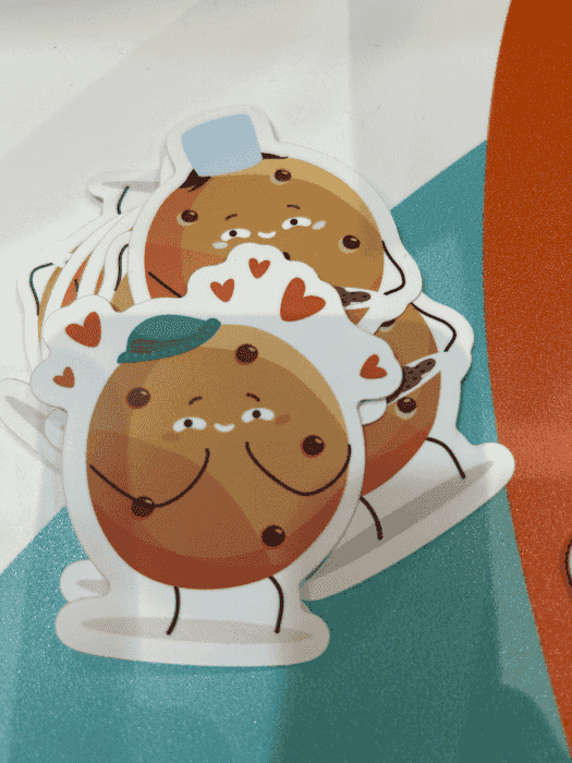 Cookie sticker