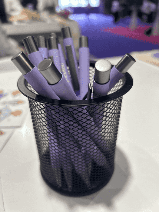 Purple pen