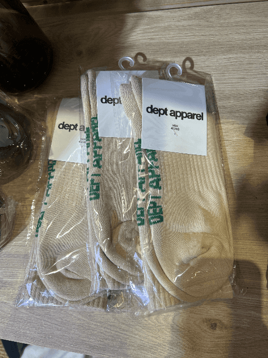 Beige Dept socks