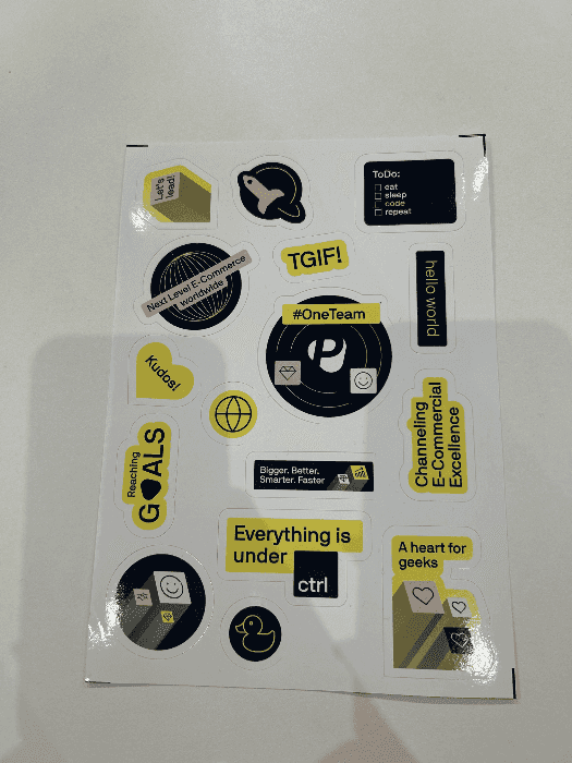 Stickers sheet
