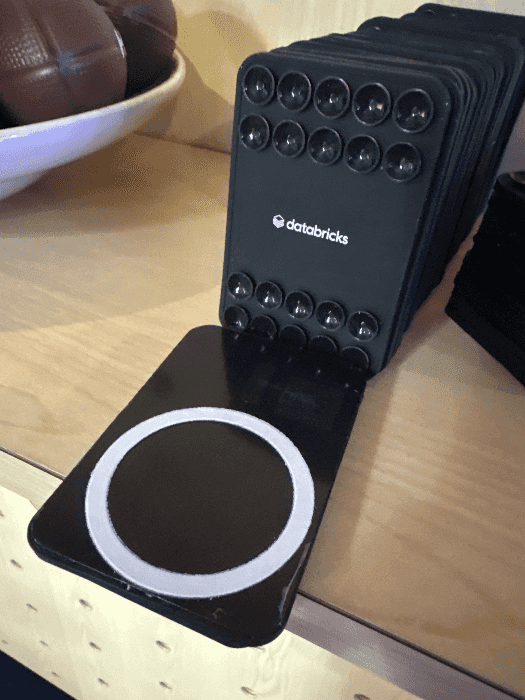 Magnetic dashboard phone holder 