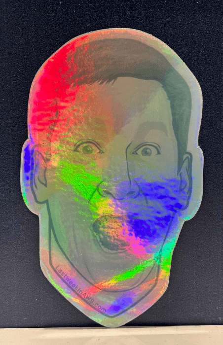 Corey Quinn holographic face