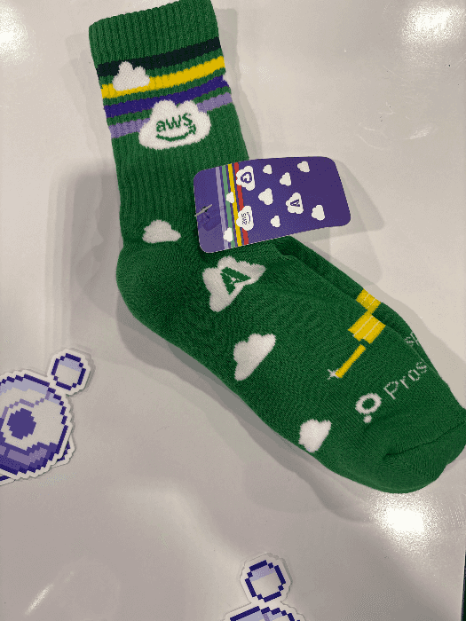 Green money socks