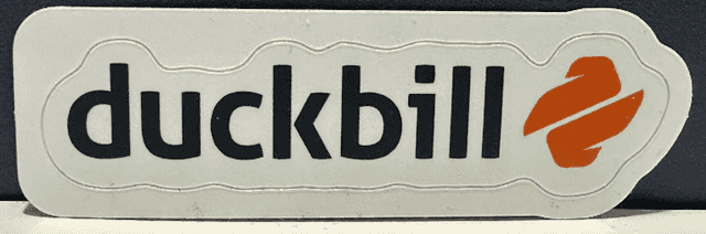 Duckbill Logo sticker