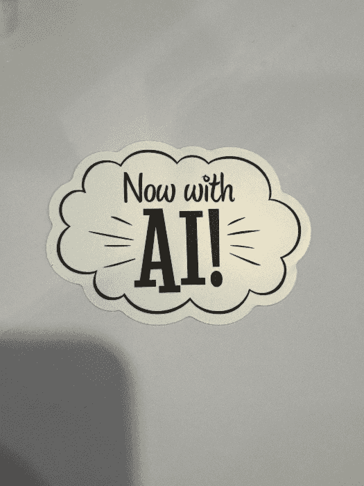 Now with AI! (Sticker for anything)